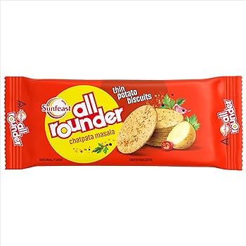 Sunfeast All Rounder Spicy Masala Thin Potato Biscuits 23.5g